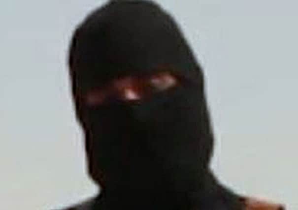 Screen grab from footage issued by Islamic State militants of the British extremist known by the nickname 'Jihadi John'. Photo: PA Wire