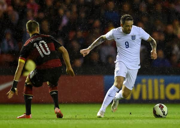 English future: Danny Ings in action for the Under 21's against Germany