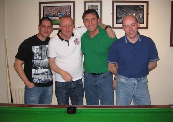 Paul Andrews, Mick Devine, Mick Thompson, Andy Jackson (s).