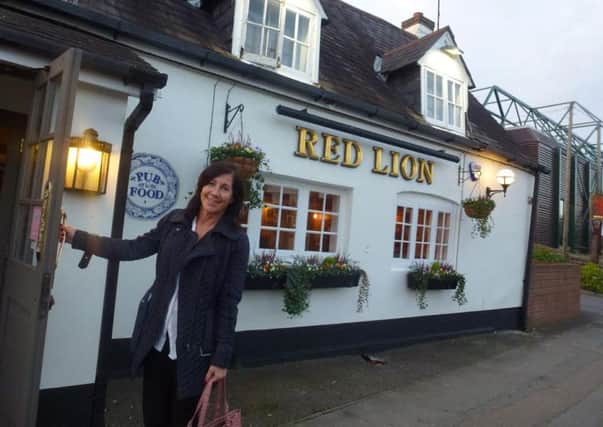 Cathy Price at the Red Lion in Redhill