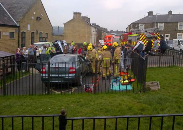 Fire Service event in Brierfield. (S)