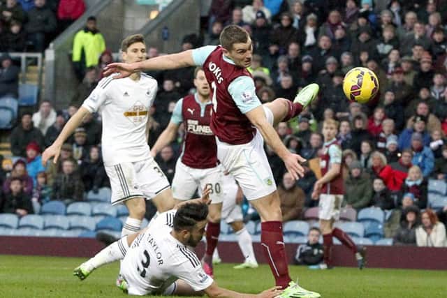 Sam Vokes was criticised on Match of the Day by Ruud Gullit for not going down in the box against Swansea City