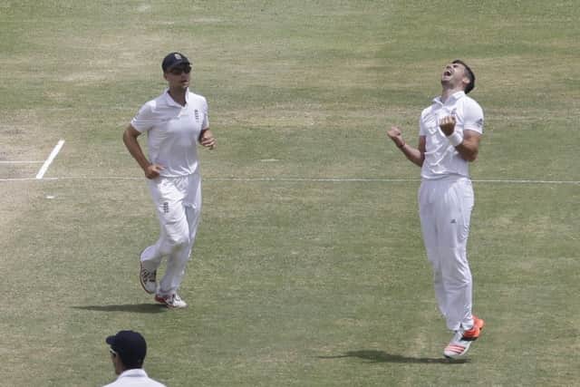 Jimmy Anderson now needs just one more wicket to be England's leading test wicket taker