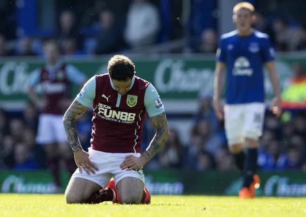 Danny Ings feels the pain of defeat