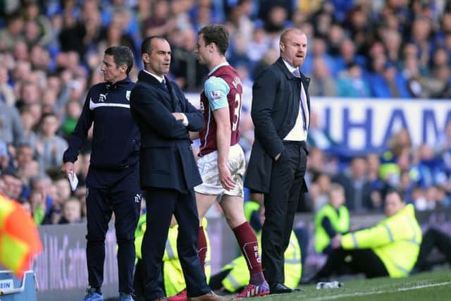 Sean Dyche had no complaints over the red card for Ashley Barnes