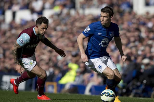 Ings chases Everton's Coleman last weekend at Goodison