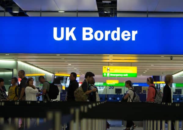 border controls at Heathrow. Photo: Steve Parsons/PA Wire