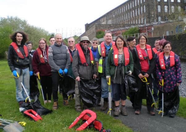 The volunteers who made the canal look much better in Brierfield. (S)