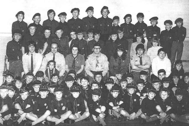 Ivor Davison (second left adult row) s