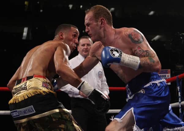 George Groves (right) on his way to defeating James DeGale