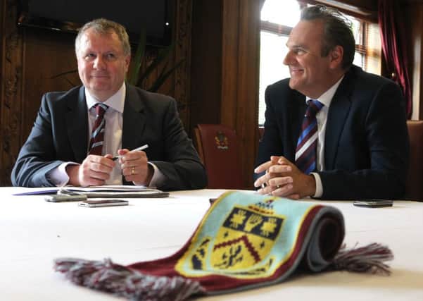 John Banaszkiewicz (left) is stepping down leaving Mike Garlick (right) as sole chairman