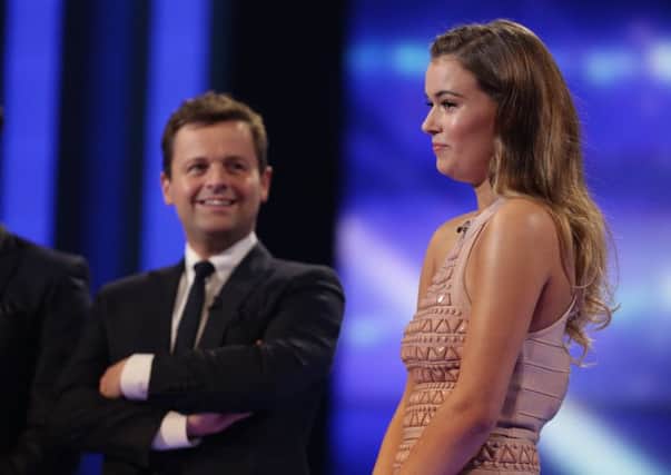 The Britain's Got Talent contestant Ella Shaw as seen on Wednesday's semi final show. (s)