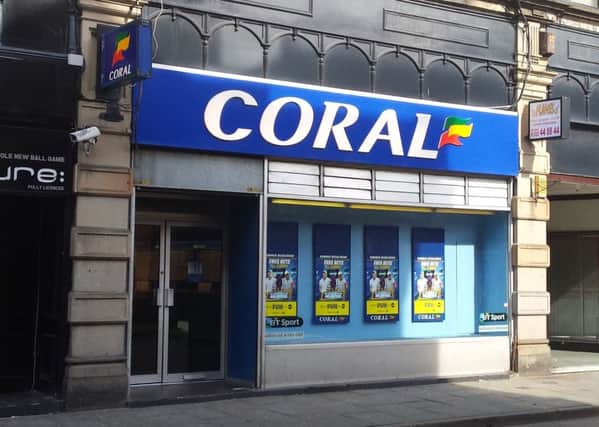 The Coral bookmakers in Hammerton Street