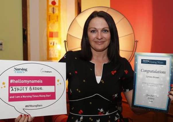 Whalley nurse Lynsey scoops national award