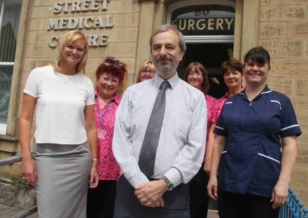 Dr Paul Hartley who is retiring from the Yorkshire Street Medical Centre after 35 years.