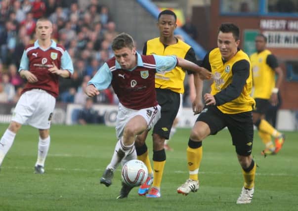 Former Clarets Shay McCartan could line up against his former club tomorrow