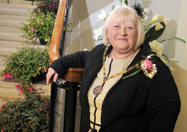 The new Mayor of Padiham, Councillor Jean Cunningham