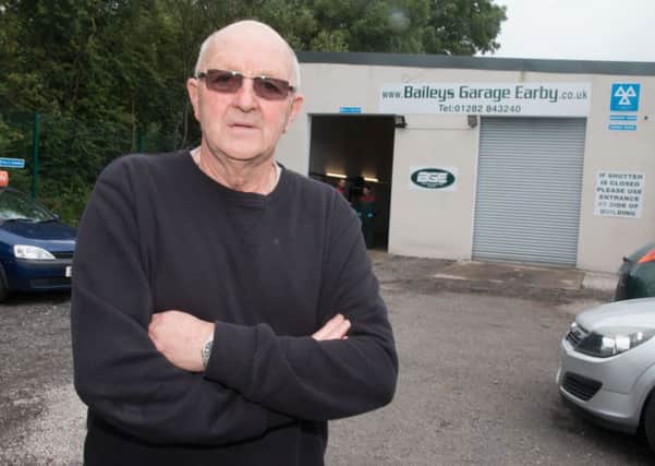 Baileys Garage owner Alan Bailey whose garage was broken into in the early hours of Sunday morning and thieves took £60,000 of equipment.