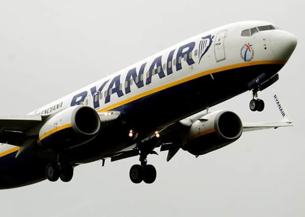 Ryanair plane, as millions of passengers could be in line for a payout after a landmark court judgment ruled the airline cannot limit the time allowed to claim compensation for flight delays.  Photo: Rui Vieira/PA Wire