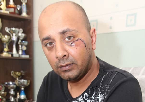 Kamran Hussain who was attacked on Saturday morning whilst working in his taxi on Walton Lane.