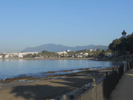 The seafront at Marbella