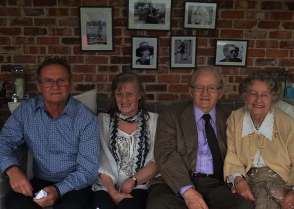 Paul and Georgina McCarren, married 50 years, with Jim and Nellie McCarren, of Burnley, marriedf 70 years