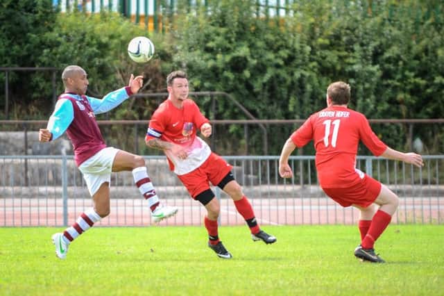 George Oghani in action for the Vintage Clarets