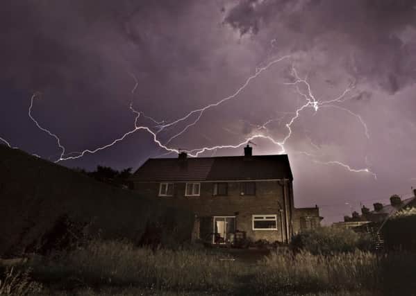Mark Tattersall captured this stunning photo of lightning over a house in Barnoldswick