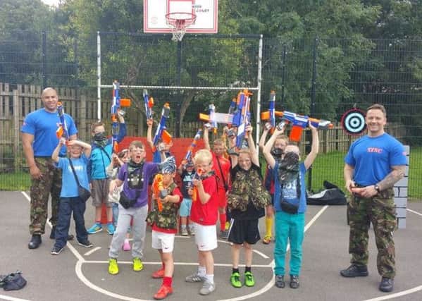 A 'Nerf Wars' event is taking place at Burnley on Sunday