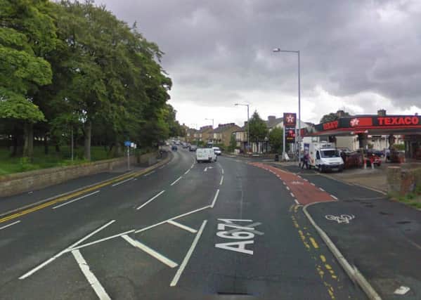 The incident is reported to have happened close to the Whitegate petrol station on Padiham Road. Photo: Google