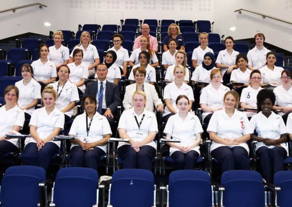 East Lancashire Hospitals student nurses who qualified in September 2015
