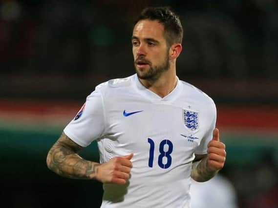 Danny Ings on his England debut