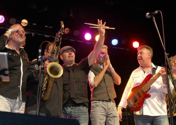 Pictured  at Colne Muni performing on stage are The Climax Blues Band.
