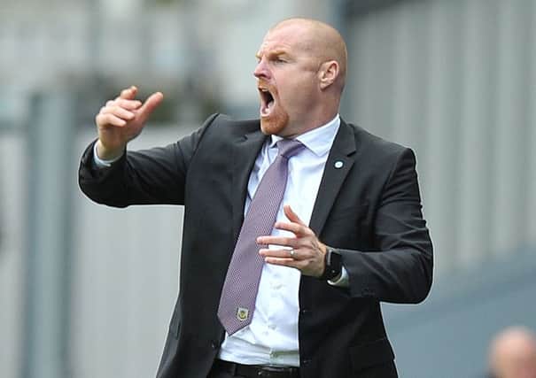 Burnley's Manager Sean Dyche shouts instructions to his team from the dug-out

Photographer Dave Howarth/CameraSport

Football - The Football League Sky Bet Championship - Blackburn Rovers v Burnley - Saturday 24th October 2015 - Ewood Park - Blackburn

© CameraSport - 43 Linden Ave. Countesthorpe. Leicester. England. LE8 5PG - Tel: +44 (0) 116 277 4147 - admin@camerasport.com - www.camerasport.com