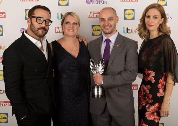 Joanne and Dan Thompson, Pride of Britain Award for Millie's Trust (s)