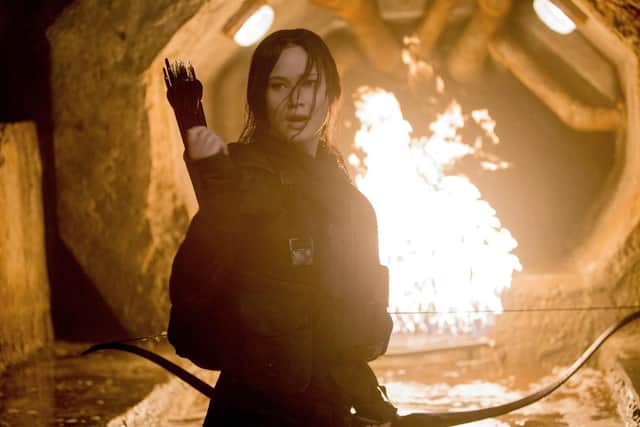Jennifer Lawrence stars again as Katniss Everdeen