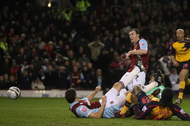 Kevin McDonald opens the scoring for the Clarets