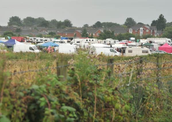 Thousands of travellers gathered on land between Blackpool and Poulton for a horse fair in August