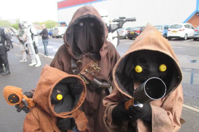 Star Wars costume group the '99th Garrison'. (s)