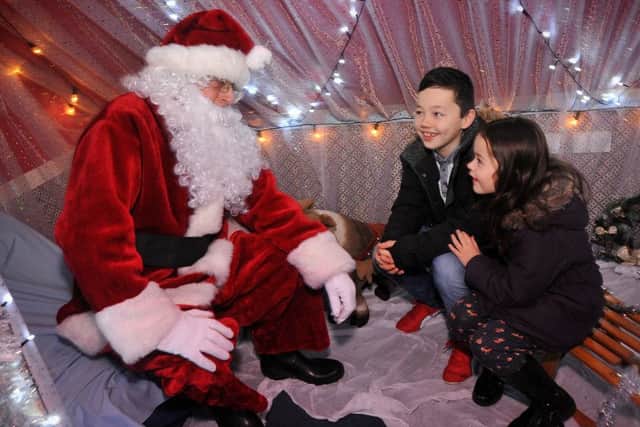 Meeting Santa ... one of the joys of Christmas as a child