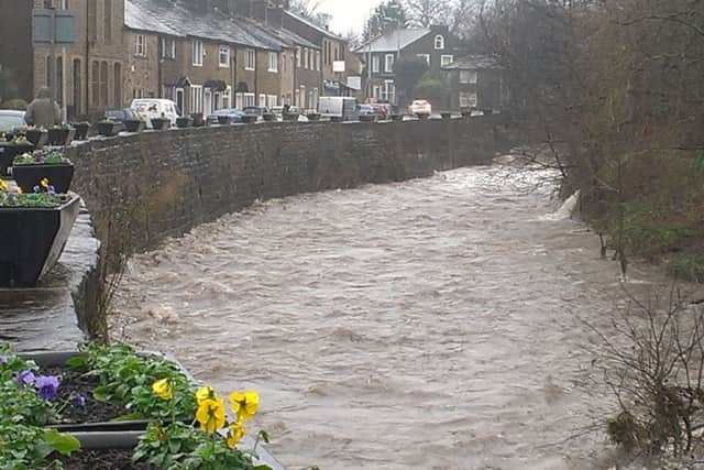 The river through Barrowford