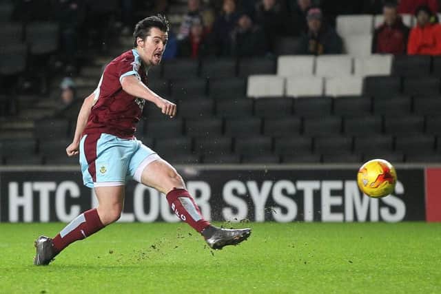 Joey Barton opens the scoring for the Clarets