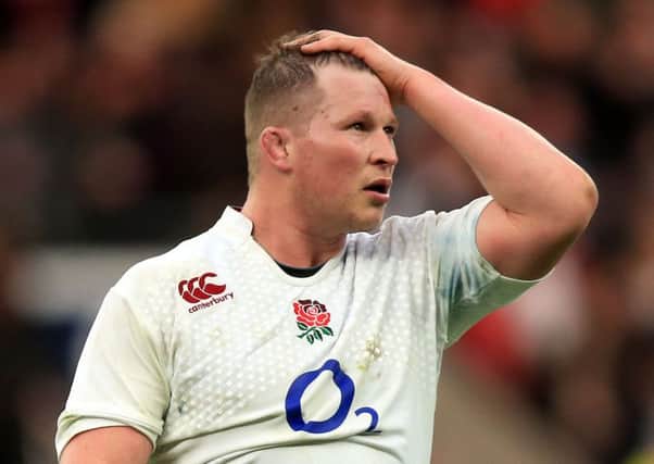 England's Dylan Hartley