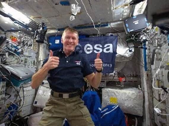 Tim Peake will carry out his space walk today.