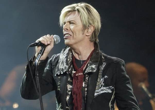 Rock icon David Bowie