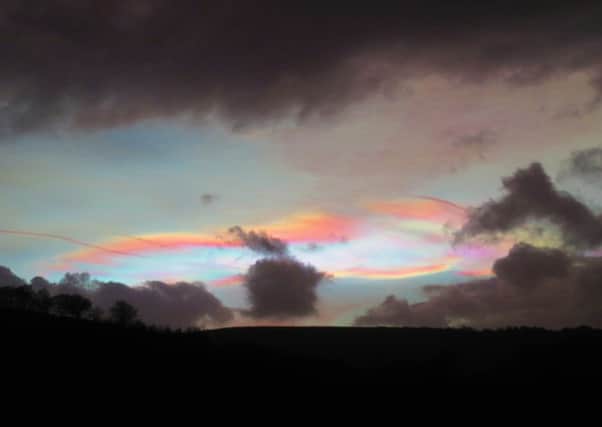 Kevin Robinson sent in this photo of the stunning clouds