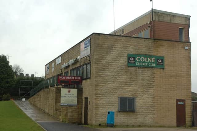 Colne Cricket Club which is in danger of closing. A150211/1b