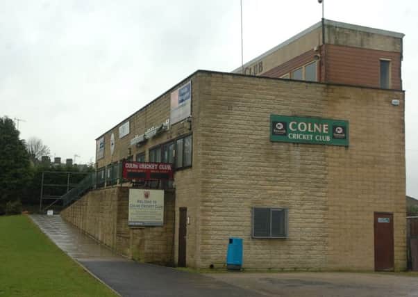 Colne Cricket Club which is in danger of closing. A150211/1b
