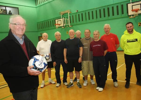 Willie Irvine launches walking football in Burnley