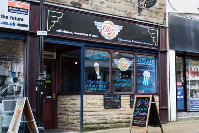 Ellis's Milkshakes and Smoothie Bar on Standish Street, Burnley